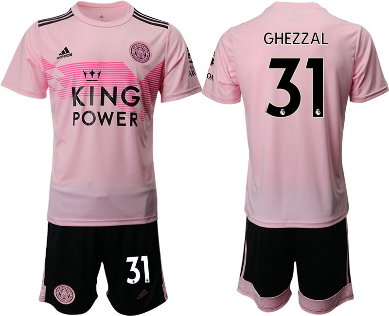 Men 2019-2020 club Leicester City away #31 pink Soccer Jerseys